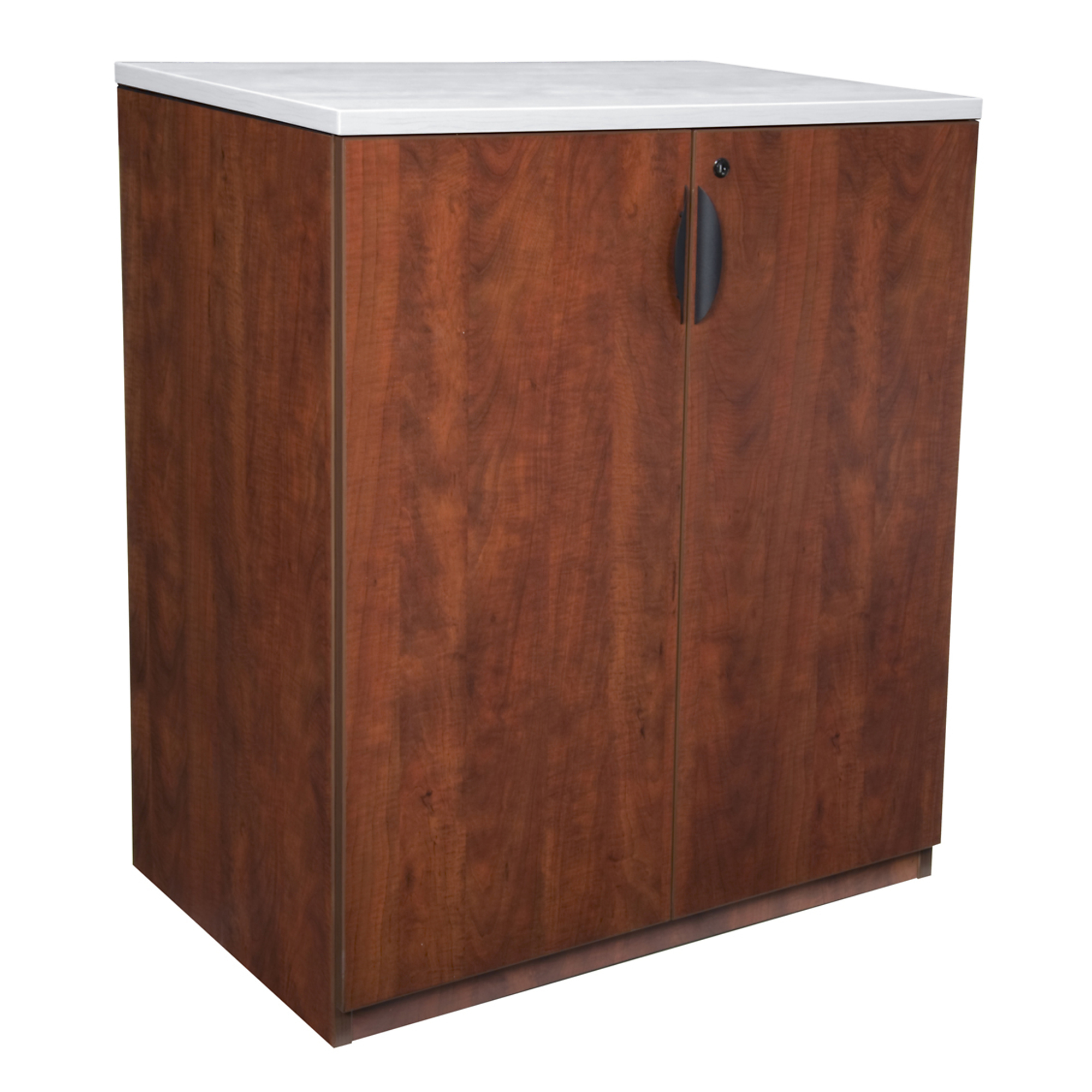 Regency Legacy Stand Up Storage Cabinet — 41in. High, Cherry Laminate, Lockable Doors, Adjustable Shelves, Model# LSC4136CH